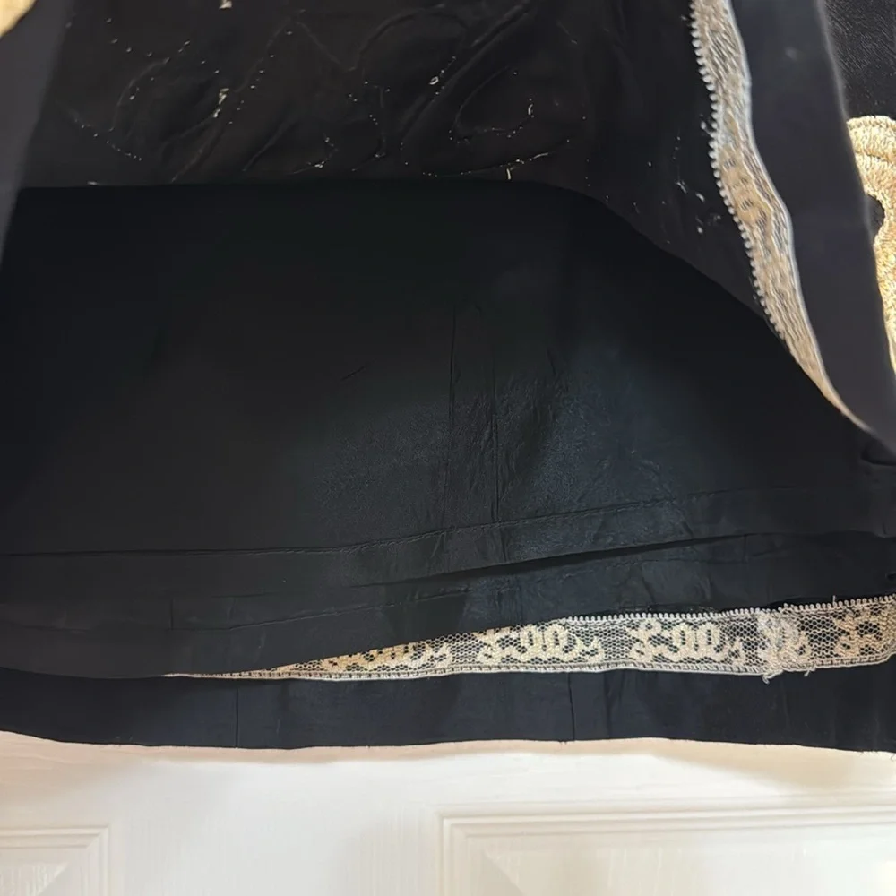 Lilly Pulitzer Adelson Shift Dress Black and Gold Size 2_7